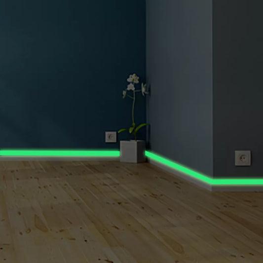 Luminous band baseboard Wall Sticker Glow In The Dark For Living Room Bedroom Self-adhesive Strip Sticker Home Decoration