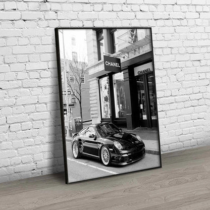 Super Sports Car 911 Vintage Black and White Print Retro Posters Canvas Painting Art Home For Living Room Luxury Shop Wall Decor