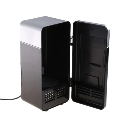 2023 New Portable Mini 780ml Fridge USB Powered Car Drink Cooler Home Desktop Boat Travel Cosmetic Fridge Multipurpose