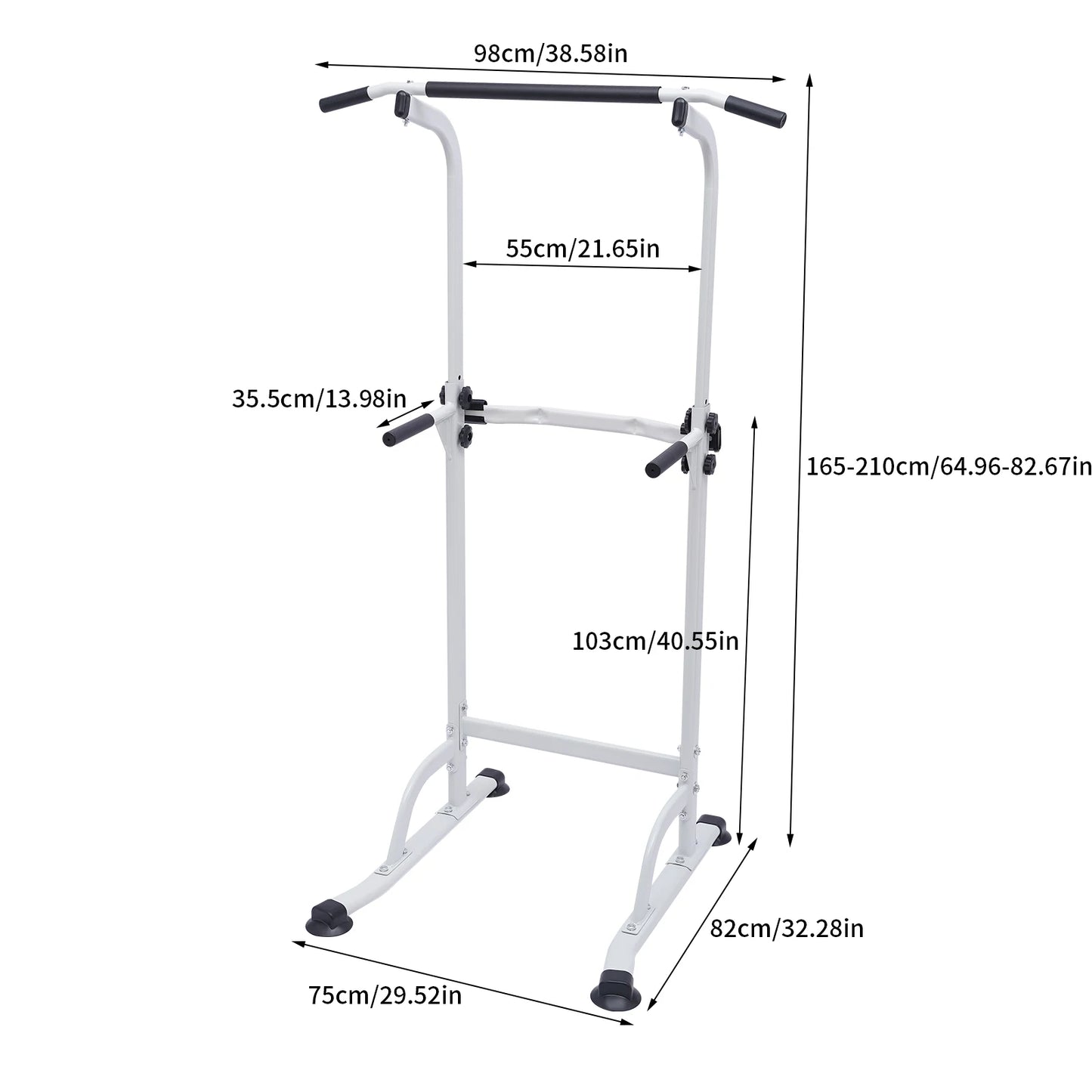 Pull Up Bar Station Power Tower Workout Dip Station for Home Gym, Strength Training, Fitness Equipment