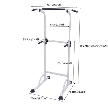 Pull Up Bar Station Power Tower Workout Dip Station for Home Gym, Strength Training, Fitness Equipment