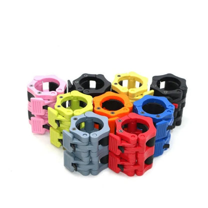 25/28/30/50mm Spinlock Collars Barbell Collar Lock Clips Weight lifting Bar Gym Dumbell Clamp Spring Clips Weight Lifting Lock